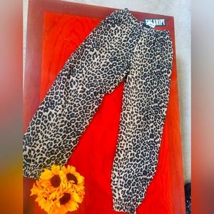 NWT Dolls Kill The Kript animal print sweatpants